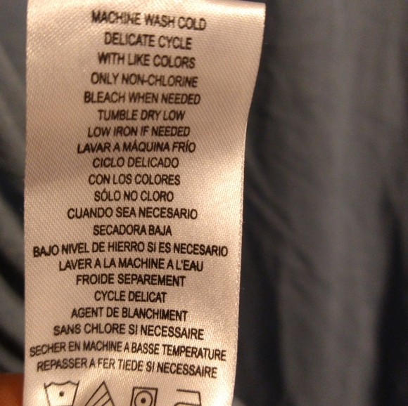 Nina Leonard Large Blue Short Sleeve Summer Dress with Pockets - Picture 5 of 10